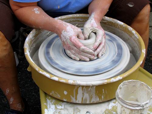 Learning the Skill of Making Pottery