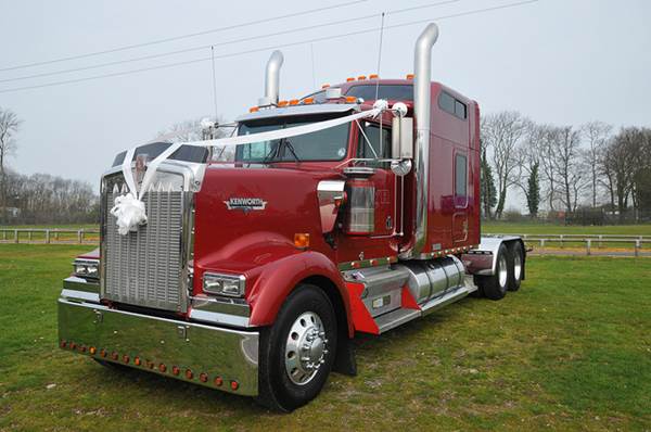Kenworth Red Colored Truck