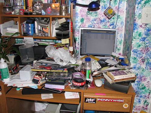 A Messy Desk