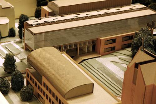 Model of a New Business Building